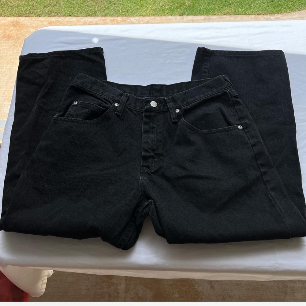 BLACK WIDE LEGGED WRANGLERS